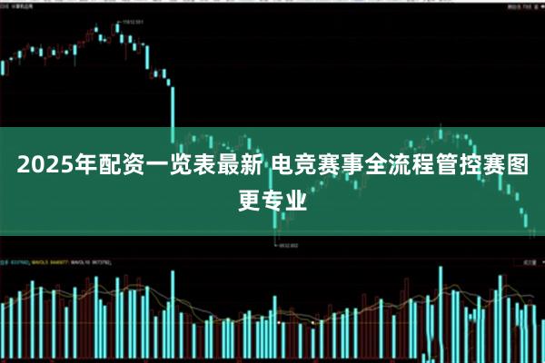 2025年配资一览表最新 电竞赛事全流程管控赛图更专业