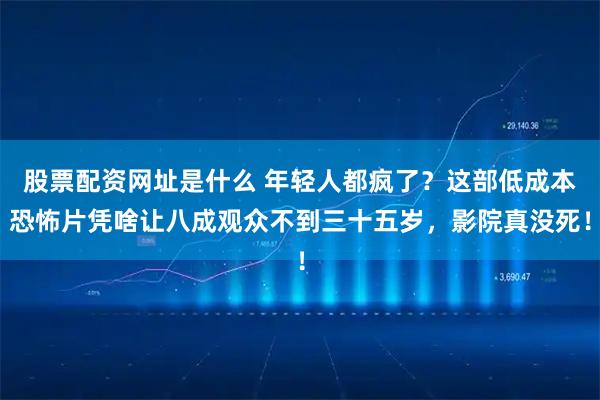 股票配资网址是什么 年轻人都疯了？这部低成本恐怖片凭啥让八成观众不到三十五岁，影院真没死！