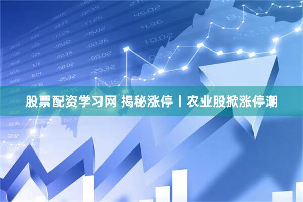 股票配资学习网 揭秘涨停丨农业股掀涨停潮